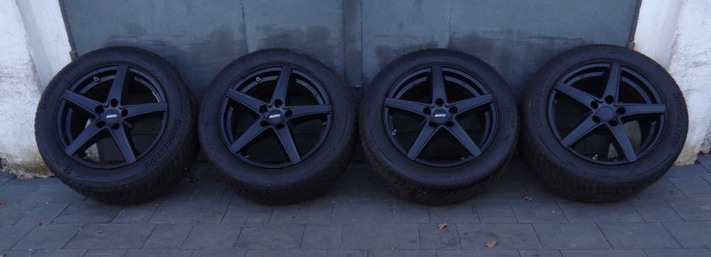 Czarne alufelgi Alutec Raptr 17 cali 5x112 VW Audi Seat Skoda Mercedes