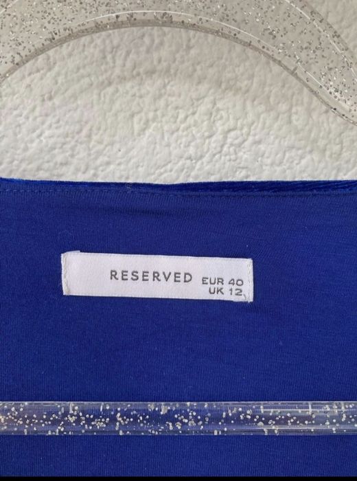 Welurowa bluzka Reserved