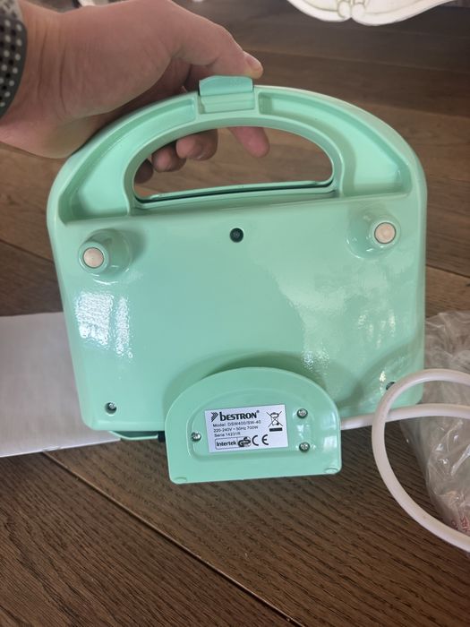 Bestiom Gofrownica w stylu retro nowa miętowa