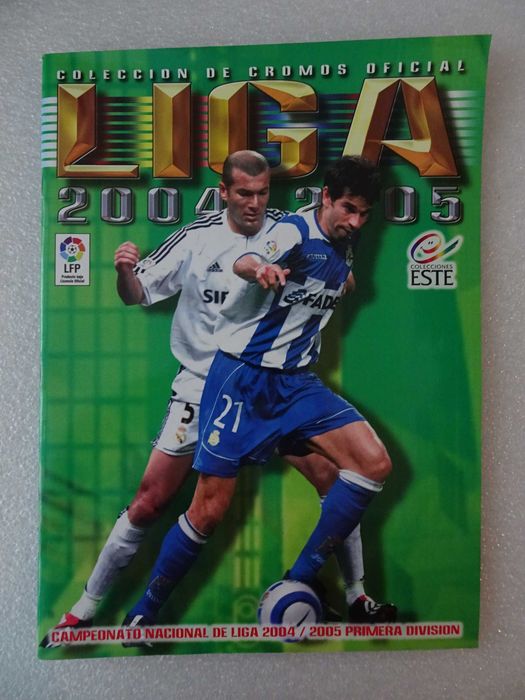 Liga Este 2004/2005 Football Sticker Album (contains 147 stickers)