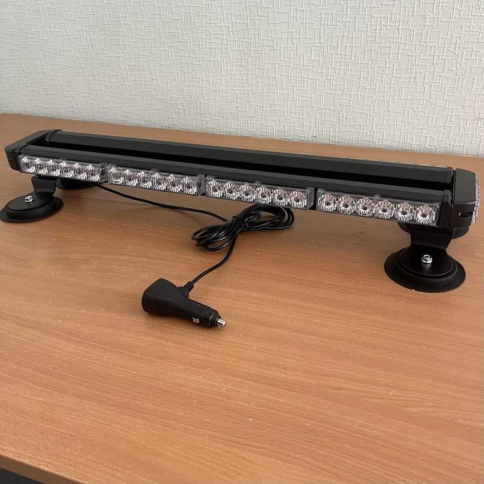 Стробоскоп-мигалка на дах Балка LED 70см, 12/24v синій червоний