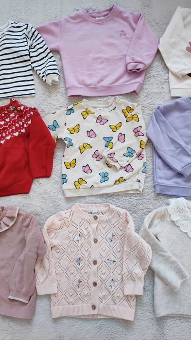 H&M i Zara r.92 Paka Bluzka Sweterek Bluza