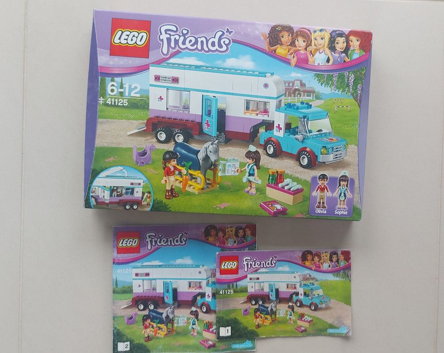 Klocki Lego Friends 41125 przyczepa lecznicza dla koni