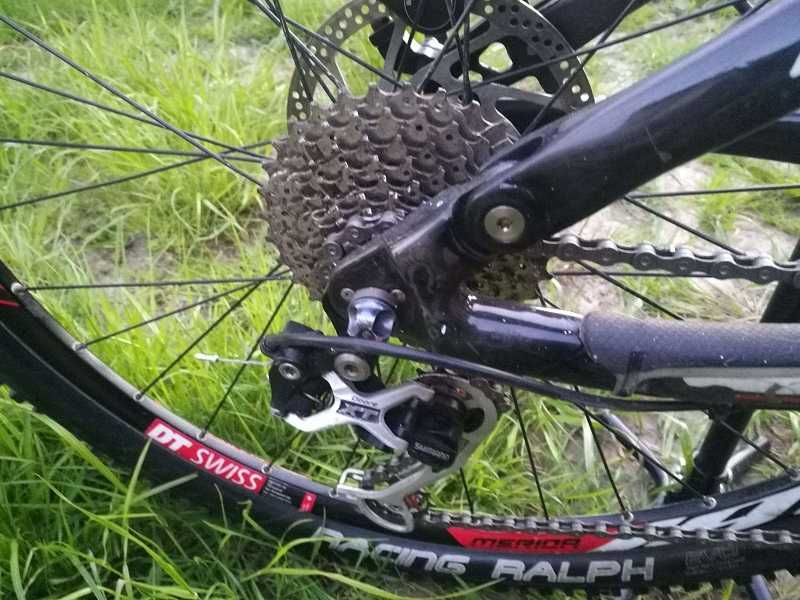 rower Merida ninety six carbon rock shox deore XT fuel