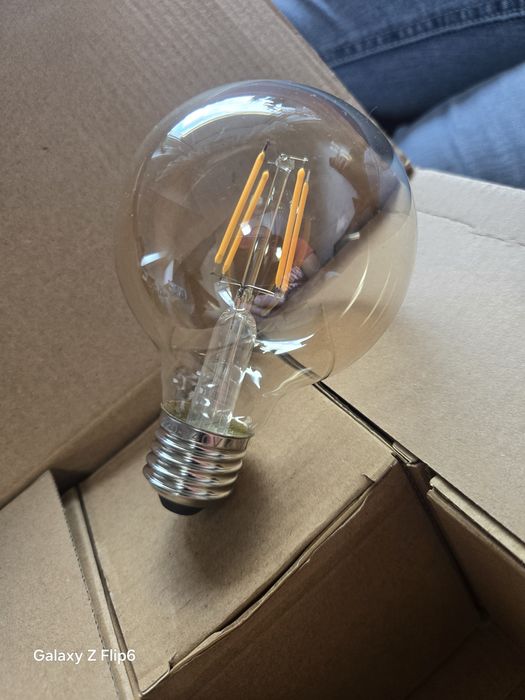Żarówka LED Filament E27 Kula G95/G125 Retro Edison Loft – Nowa!