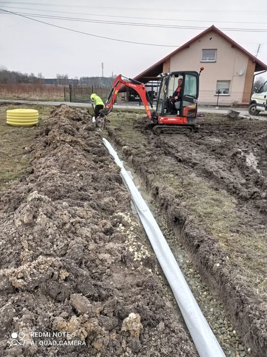 Usługi, wykopy, prace ziemne wolne terminy