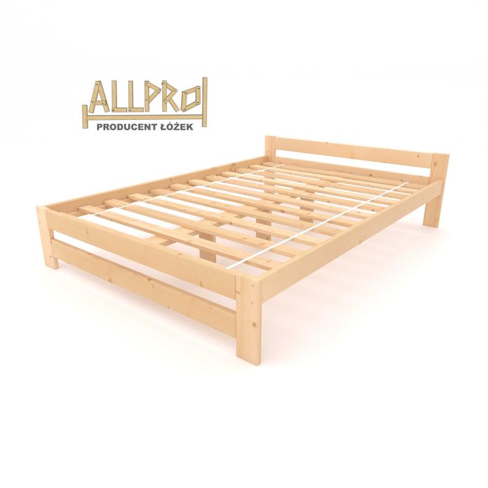 ŁÓŻKO DREWNIANE 120x200,140 160 180..+STELAŻ GRATIS Lite Drewno,hotelowe,Producent