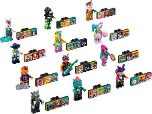 LEGO 43101 | Coleção completa | Minifiguras Vidiyo Bandmates Série 1