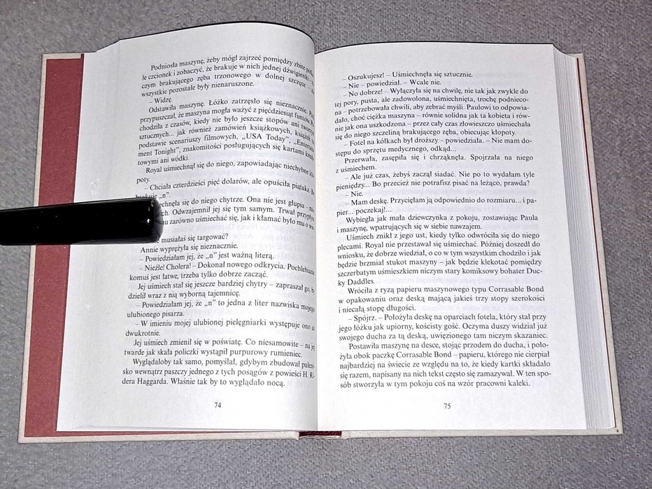 książka - Stephen King "Misery" wyd. 2025 r. - używana