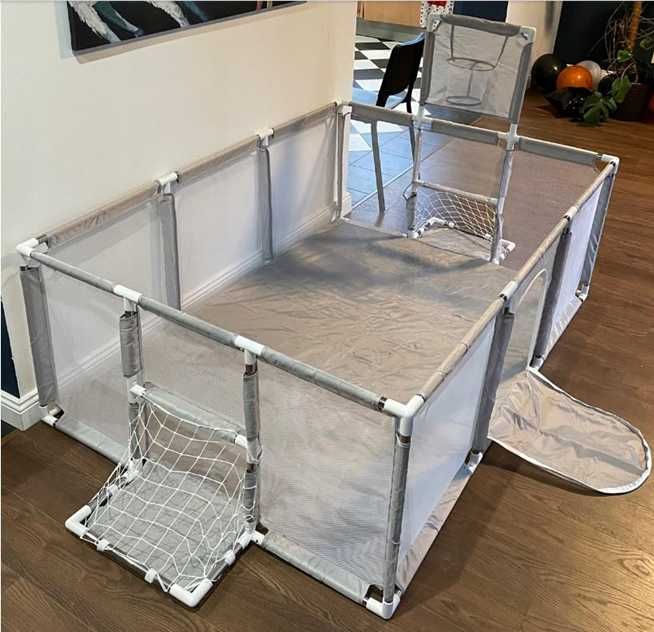 Дитячий манеж сухий басейн з кільцем та воротами 180 х 120 детский