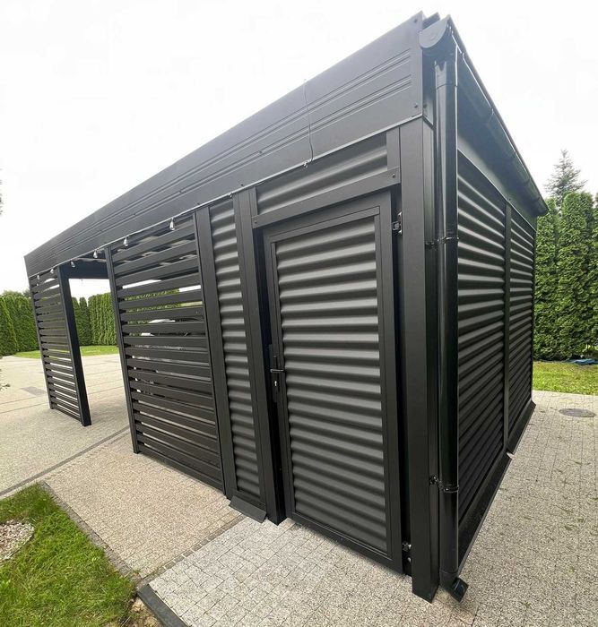 Carport 6x6 - wiata samochodowa garażowa dwustanowiskowa pod wymiar