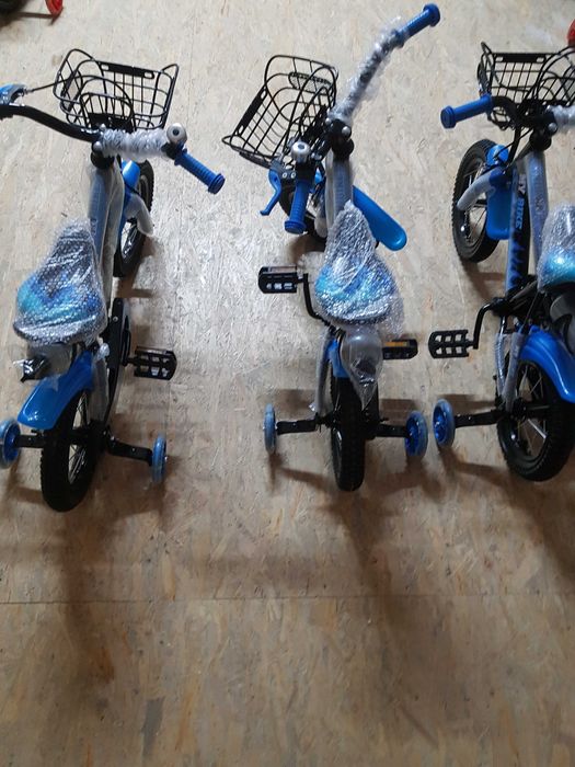 Rower dziecięcy  sport  12 cali niebieski dla dziecka 2 lata +