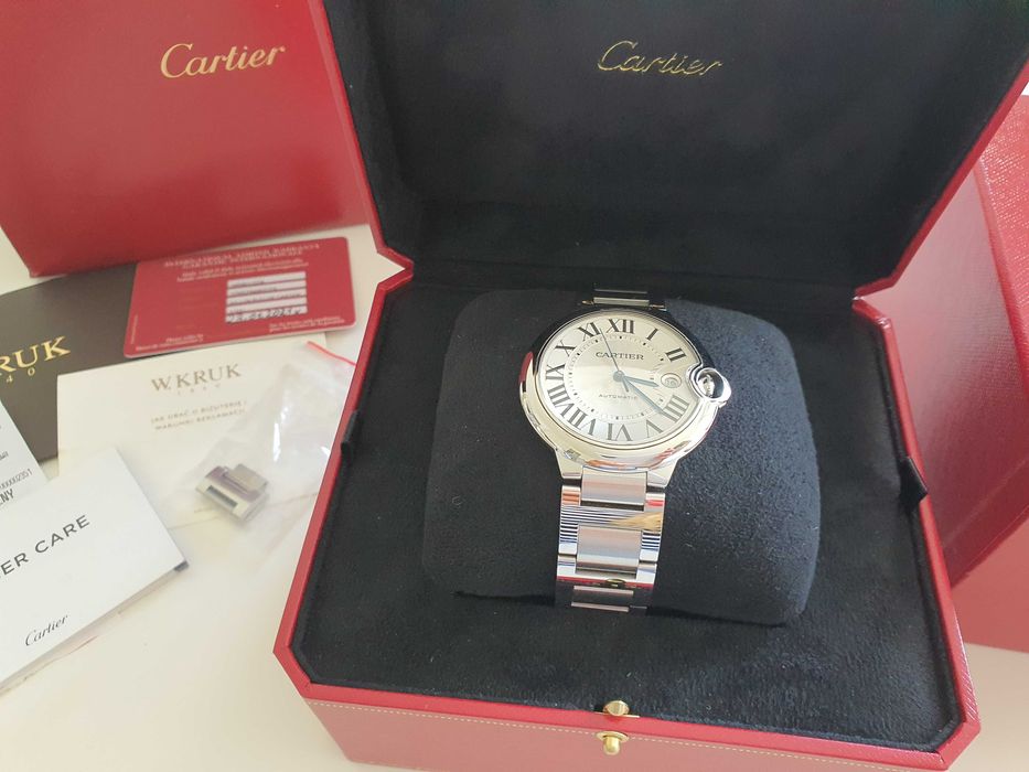 CARTIER BALLON BLEU 42MM największy kupiony Kruk  49400zł