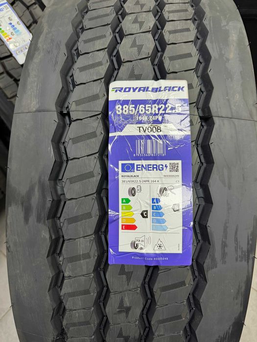 385/65R22.5 Royal Black TV008 opona ciężarowa naczepowa NOWA