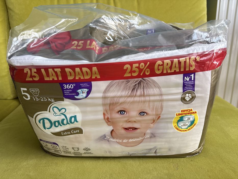 Pieluszki Dada rozmiar 5 97 sztuk!
