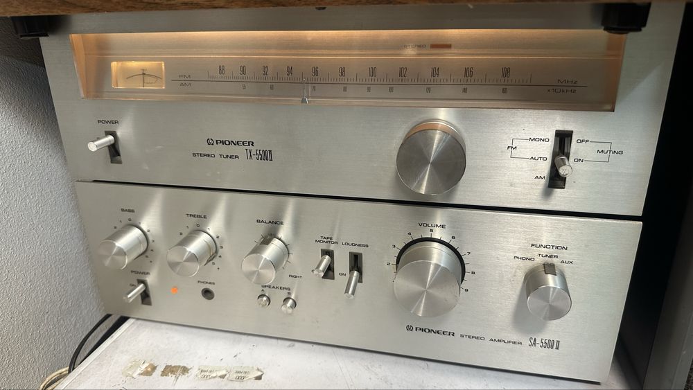 Aparelhagem Pionner SA-5500 II / TX-5500 II/PL-112D