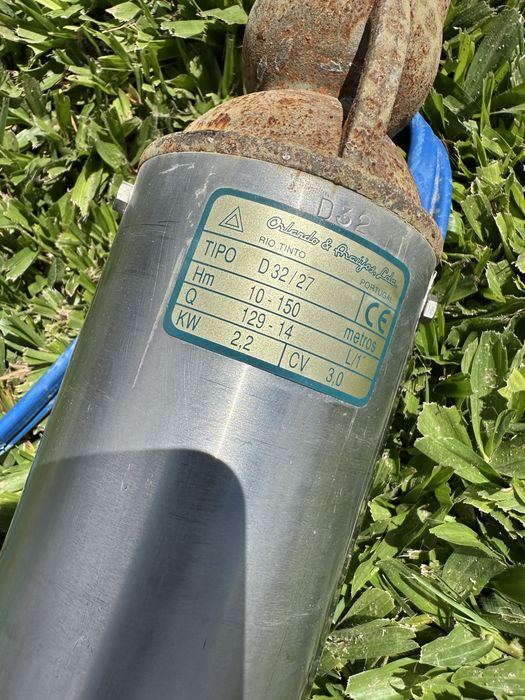 Bomba de Furo / Poço trifasica 3cv + quadro eletrico