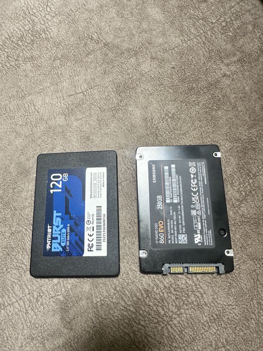 Продам два SSD 120gb и 250gb