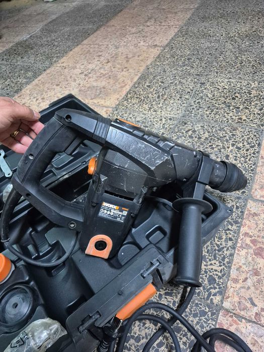 Martelo Percutor SDS Plus Worx 1250W 5J (WT344) + Ponteiros – Amadora