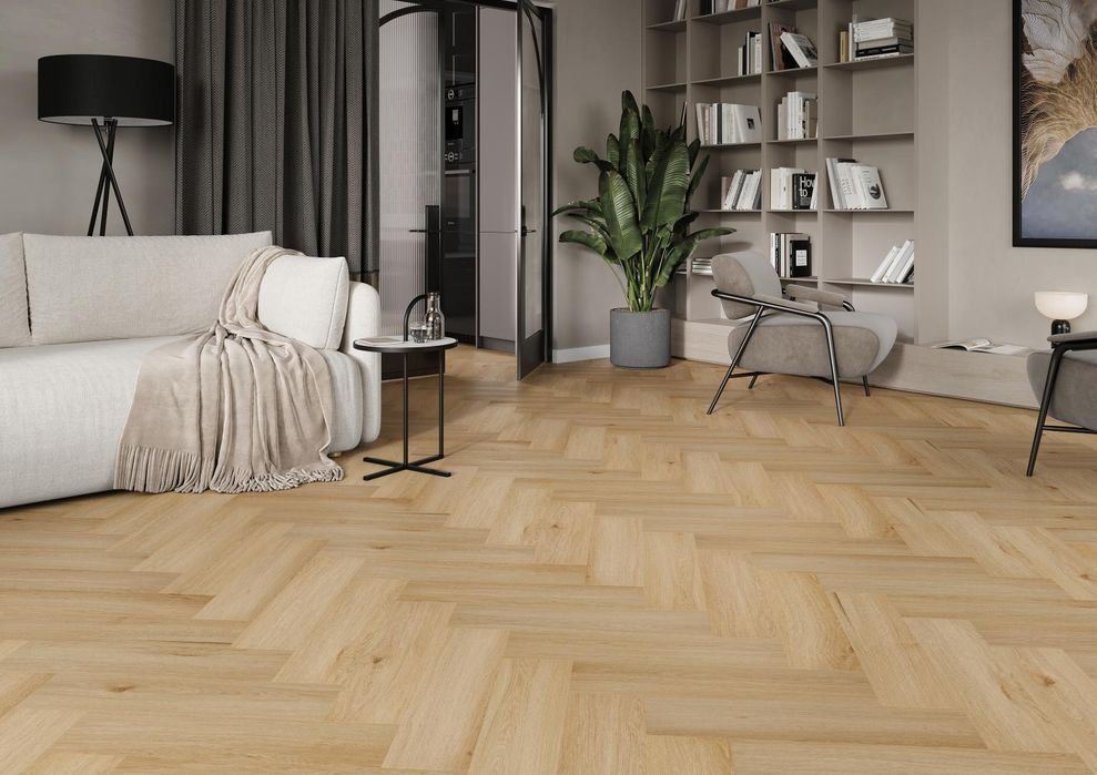 Panele winylowe jodełka Afirmax Legnar Herringbone -Dąb Arvada 18,23m2
