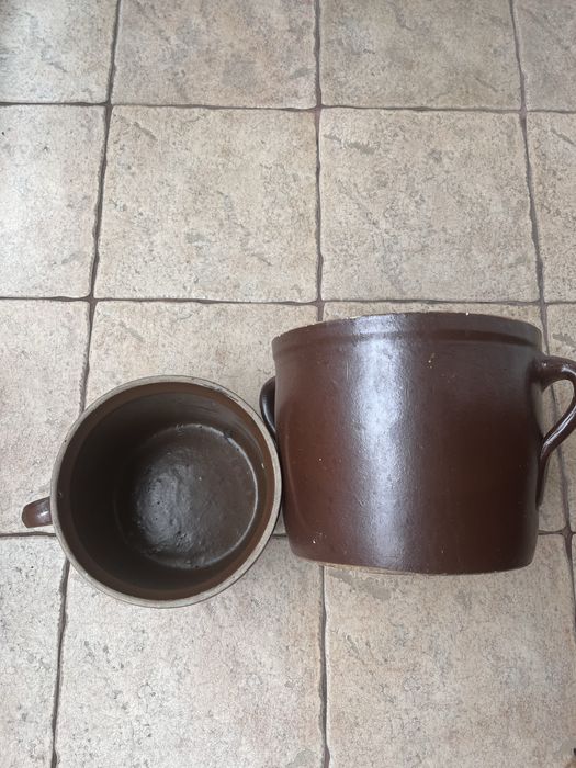 Garnki gliniane kamionka