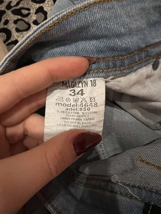 Nowe Spodnie Jeansy męskie Magazyn 18 r. 34 M