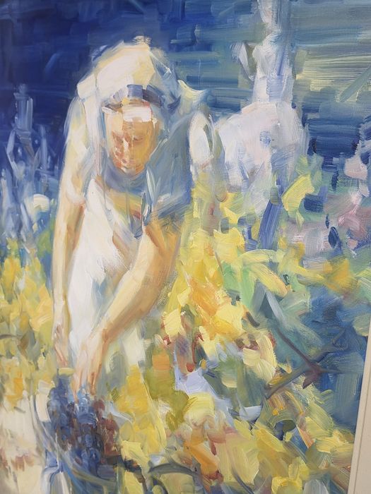 Quadro óleo sob tela (65x80) emoldurado David Levy Lima