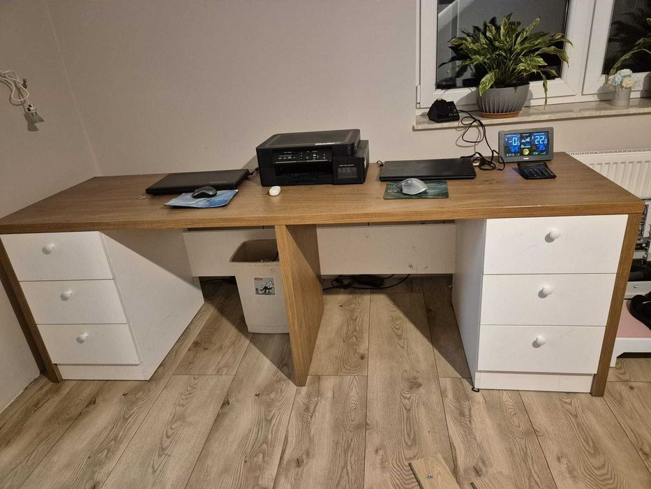 Biurko dwustanowiskowe robione na zamówienie