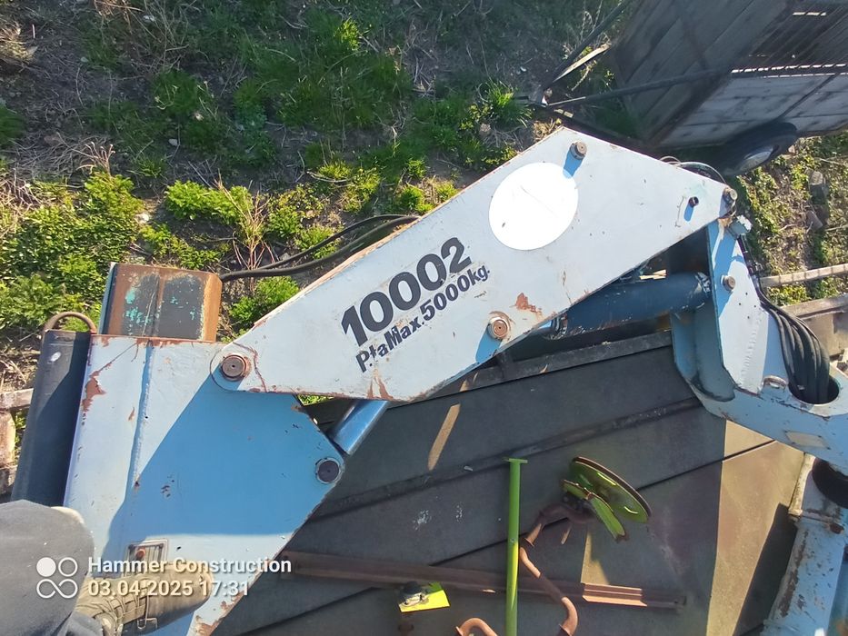 Dźwig HDS 5ton wywrotka Sprawny