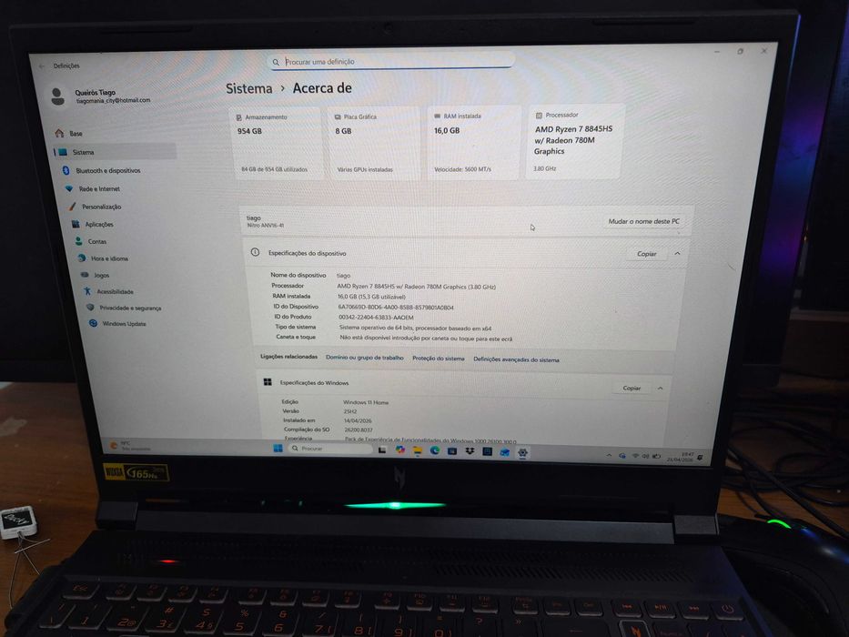 Portatil gaming rtx 4060 laptop