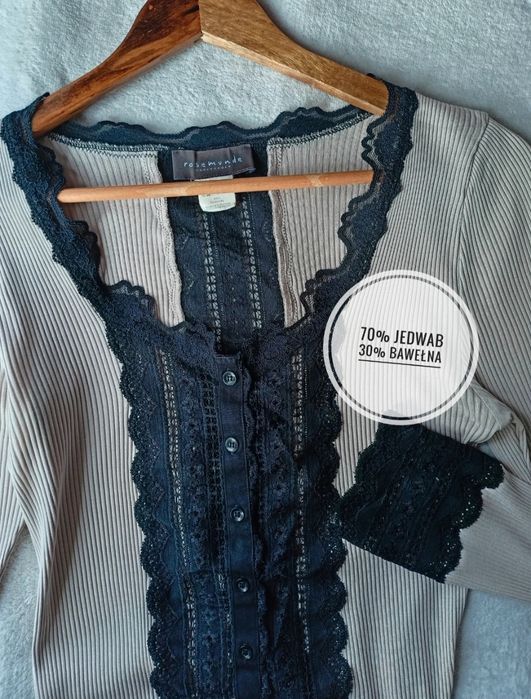 Bluzka jedwab + bawełna Rosemunde/ Roz M/ L