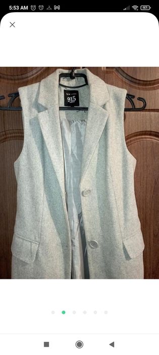 Пальто, безрукавка.