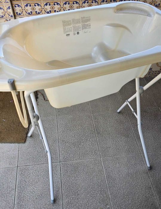 Banheira bebe c/ suporte