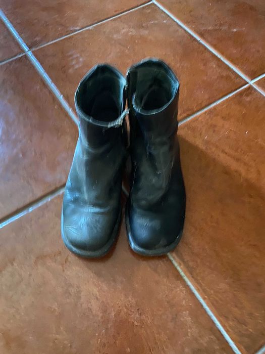 botas pretas 34 em bom estado