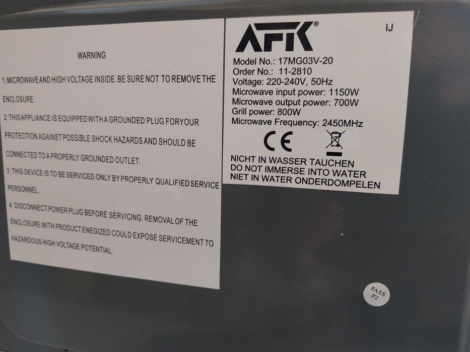 Mickrofalówka mała z grilem