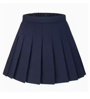 Granatowa spódniczka ze spodenkami (skort) na gumce r. 140-146– IDEALNA DO SZKOŁY