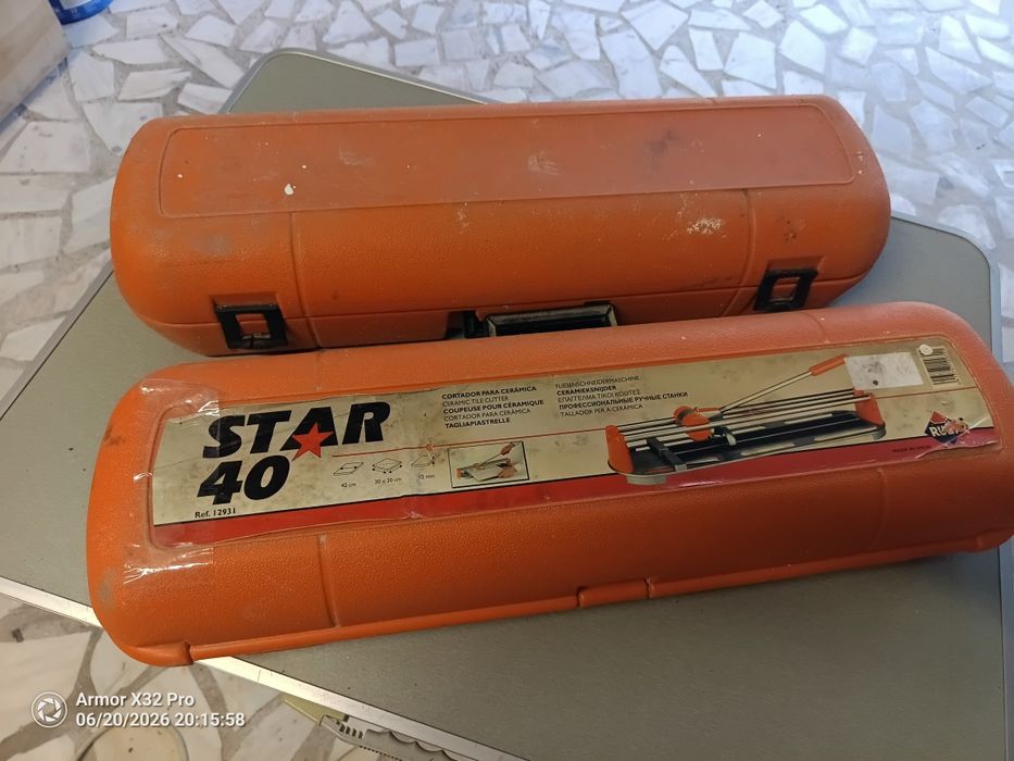 2 Máquinas corte Azulejo Rubi Star 40  ( Usadas  )