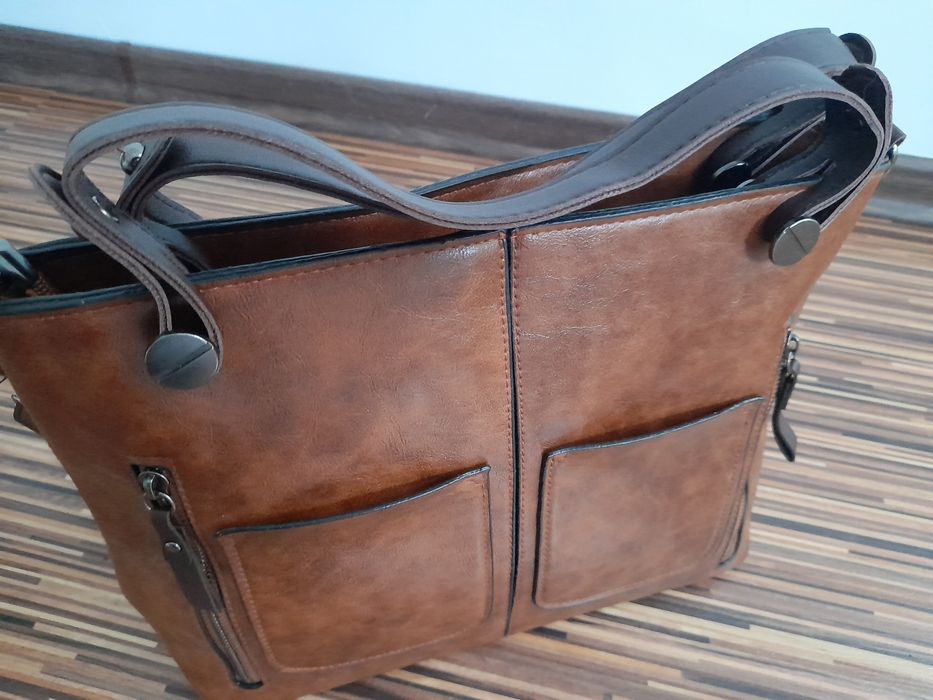 Torebka retro    brązowa