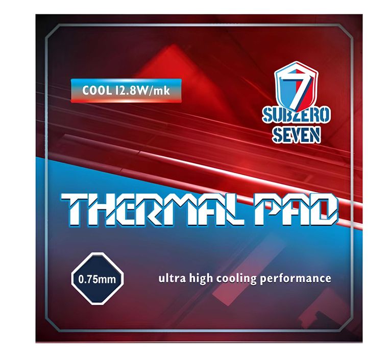 Термопрокладка SubZero 15.8 W/mK 100x100 0,5мм-3мм 0,75 1,25 1,75мм