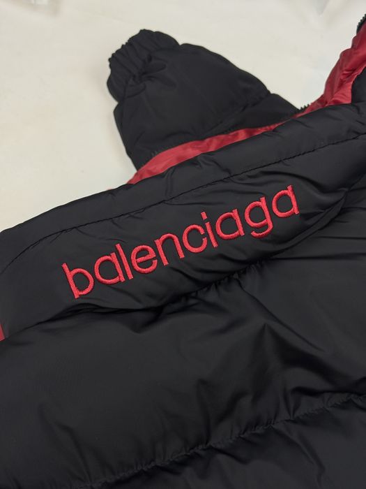 Дутый oversize пуховик Balenciaga дутий курточка баленсиага