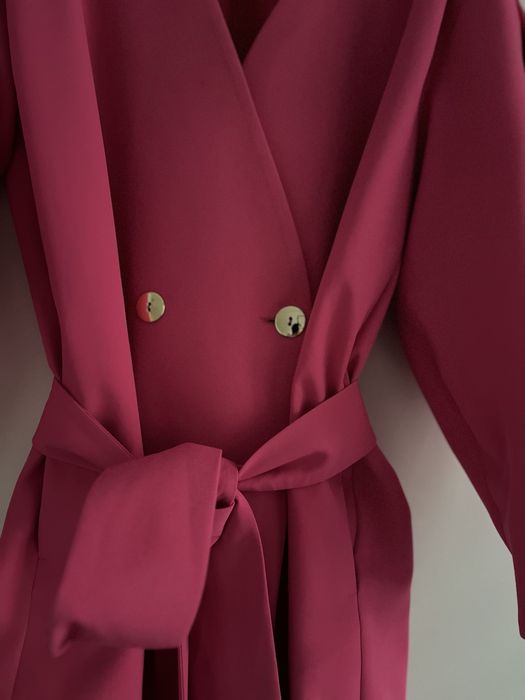 Sukienka zapinana FUKSJA rozm. S