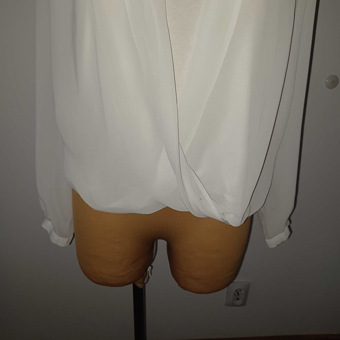 LU-NA bluzka biała elegancka super dla L/XL