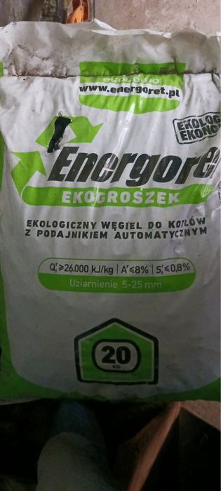 Ekogroszek węgiel