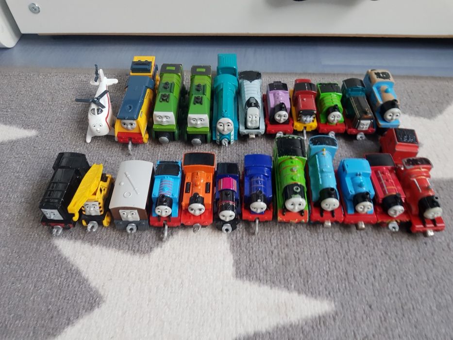 metalowe ciuchcie tomek i przyjaciele lokomotywy