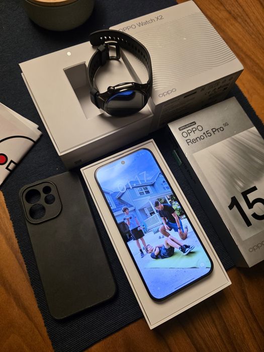 Oppo Reno 15 Pro 12GB/512GB ESTREAR, Oppo Watch X2. Troca/retoma. Fatura, garantia, capa