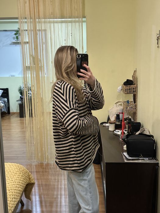 Лонгслів полосатий