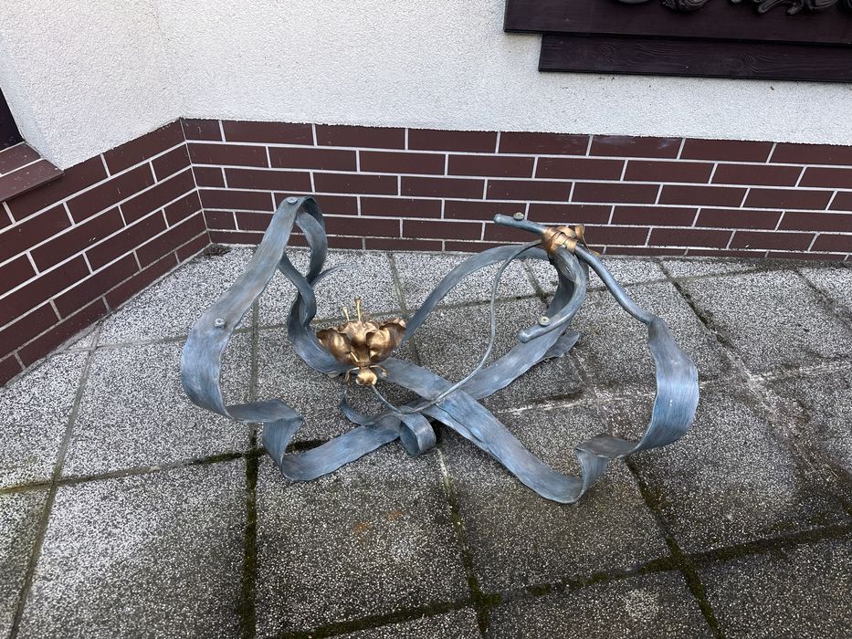 Brutalizm unikalny stolik kawowy z lat 80-tych.