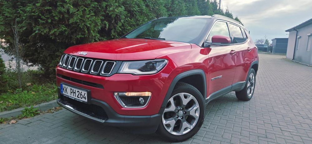 Jeep Compass 1.4T 170KM 4X4 Led BiXenon Kamera Acc Opłaty Serwisowany !!!