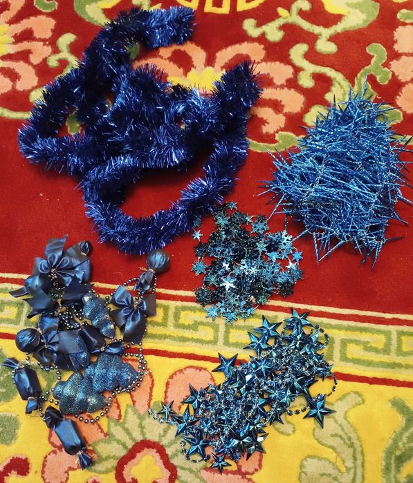 Дешево винтажные елочные игрушки полный комплект с елкой