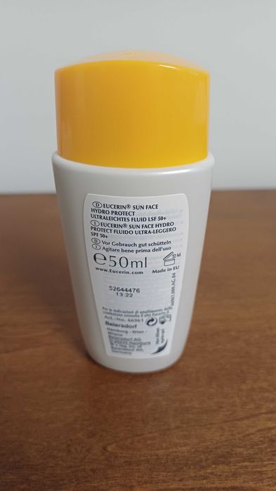 Eucerin SPF 50+ Ultra lekki krem do opalania Hydro Protect